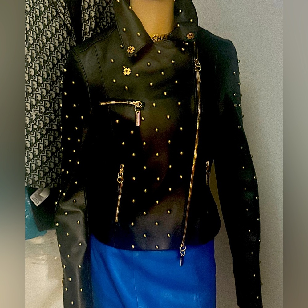 Stunning!Real leather size 6 jacket